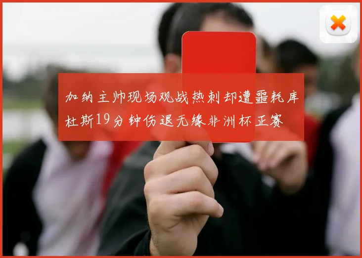 加纳主帅现场观战热刺却遭噩耗库杜斯19分钟伤退无缘非洲杯正赛